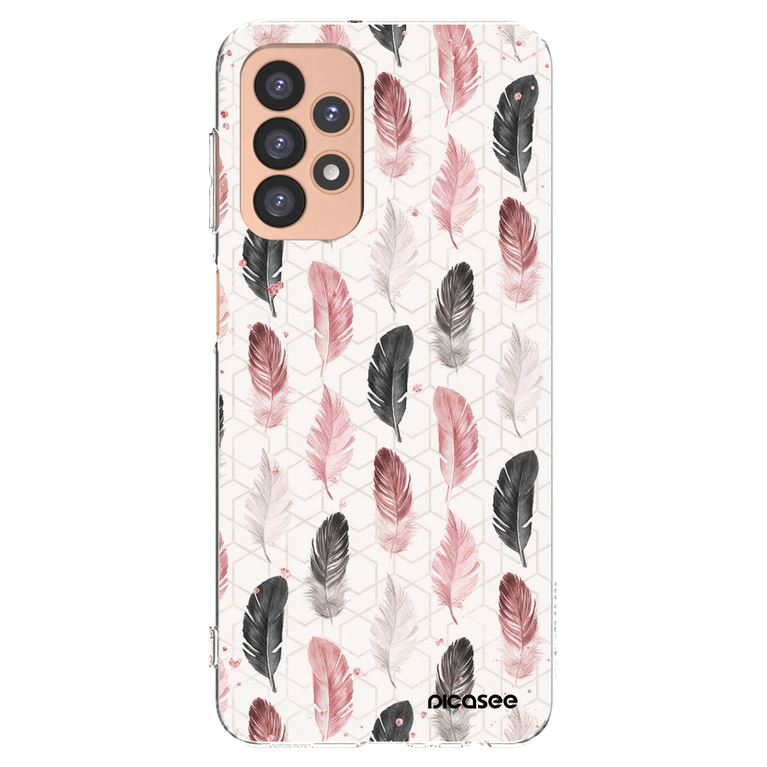 Picasee Samsung Galaxy A23 A236B 5G Hülle - Transparentes Silikon - Feder 2