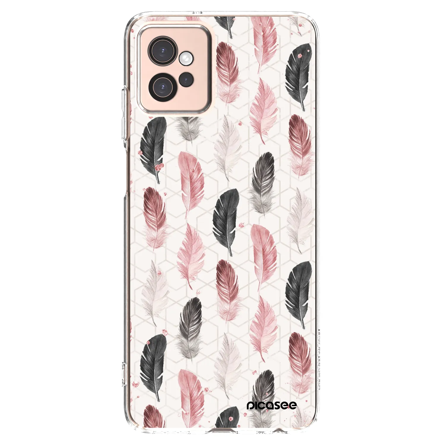 Picasee Motorola Moto G32 Hülle - Transparentes Silikon - Feder 2