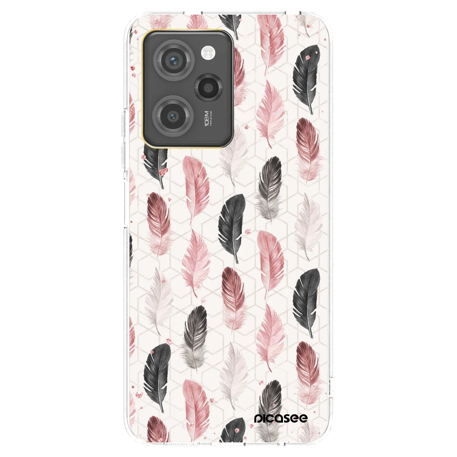 Picasee Xiaomi Poco X5 Pro Hülle - Transparentes Silikon - Feder 2