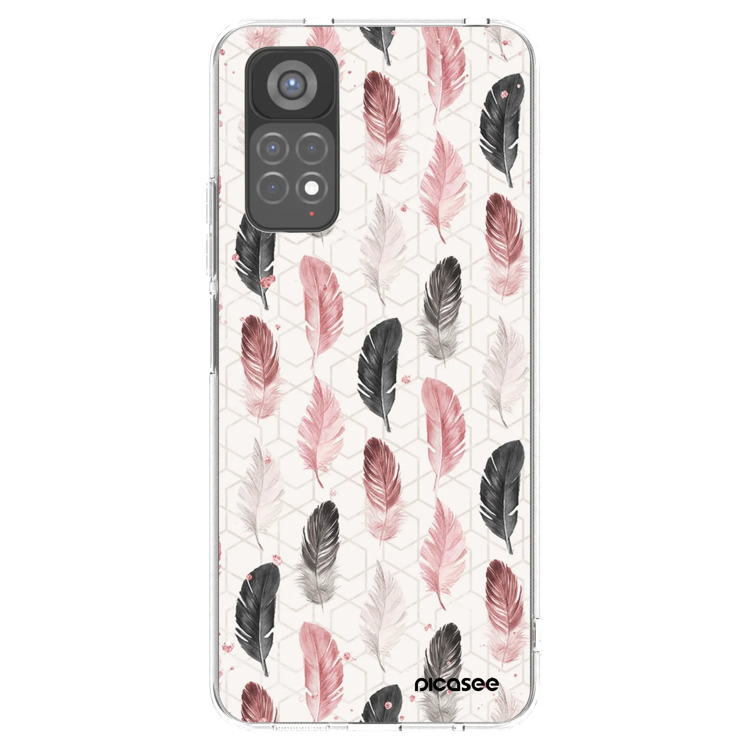 Picasee Xiaomi Redmi Note 11S 5G Hülle - Transparentes Silikon - Feder 2