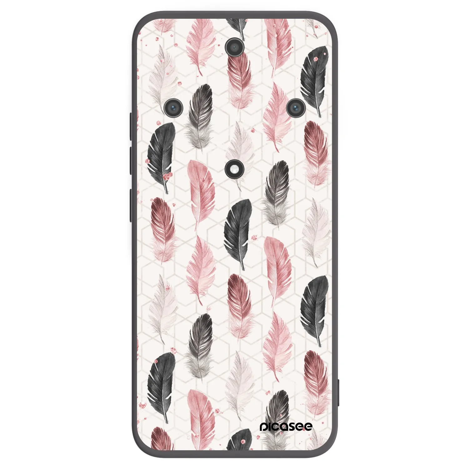 Picasee Honor Magic5 Lite 5G Hülle - Schwarzes Silikon - Feder 2