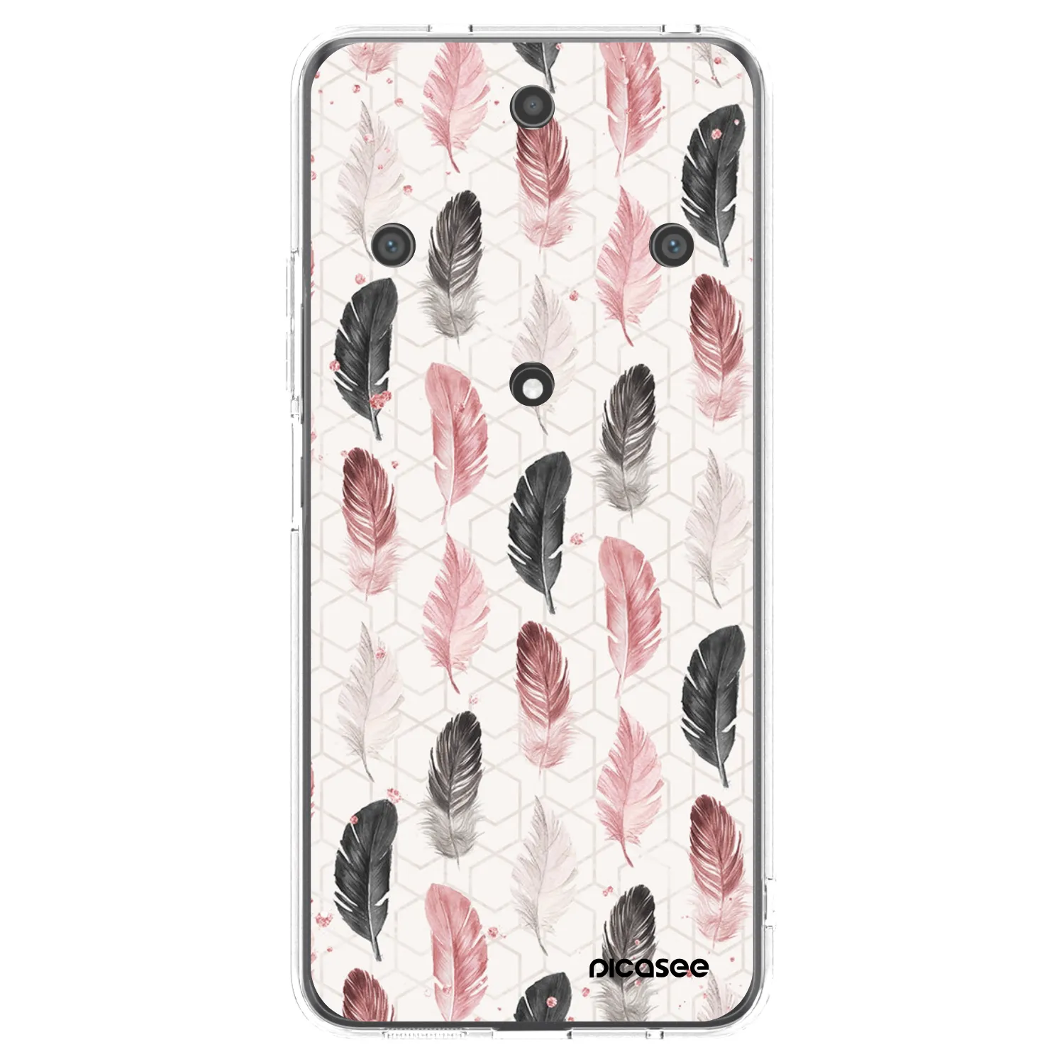 Picasee Honor Magic5 Lite 5G Hülle - Transparentes Silikon - Feder 2