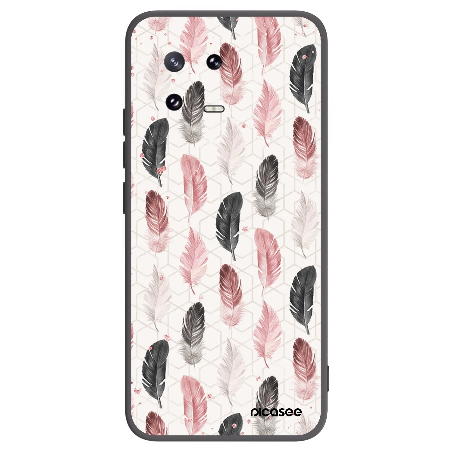 Picasee Xiaomi 13 Pro Hülle - Schwarzes Silikon - Feder 2