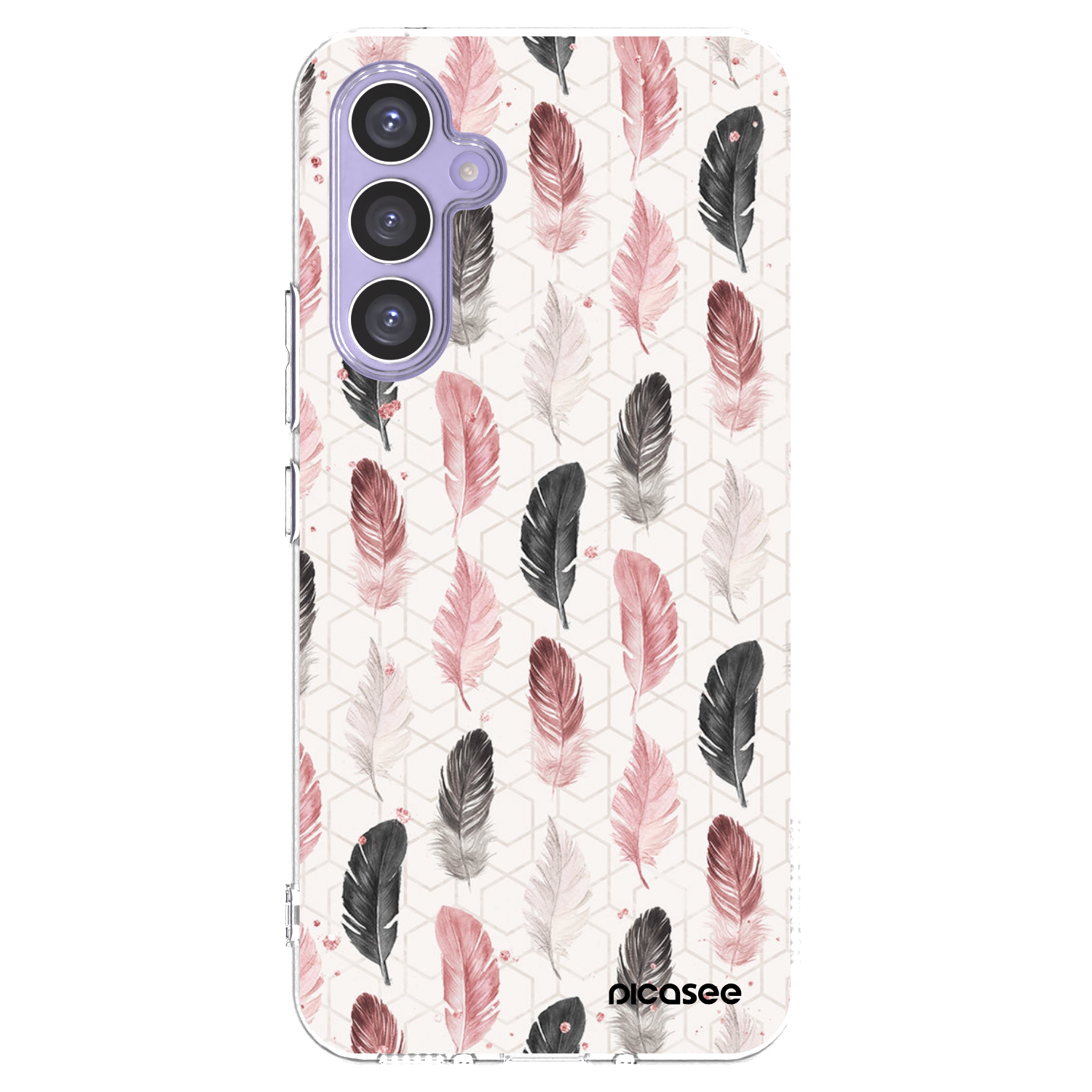 Picasee Samsung Galaxy A54 5G A546B Hülle - Transparentes Silikon - Feder 2