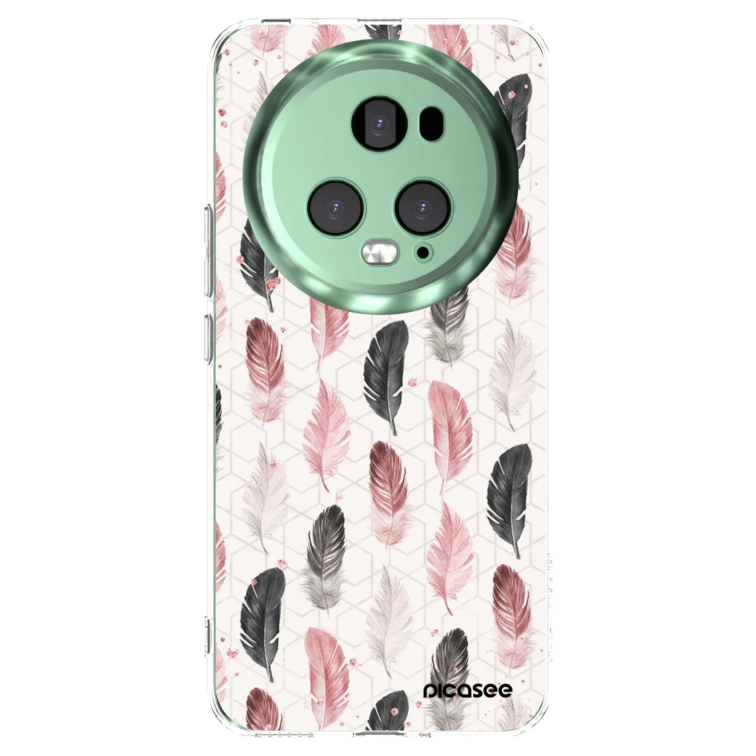 Picasee Honor Magic5 Pro Hülle - Transparentes Silikon - Feder 2