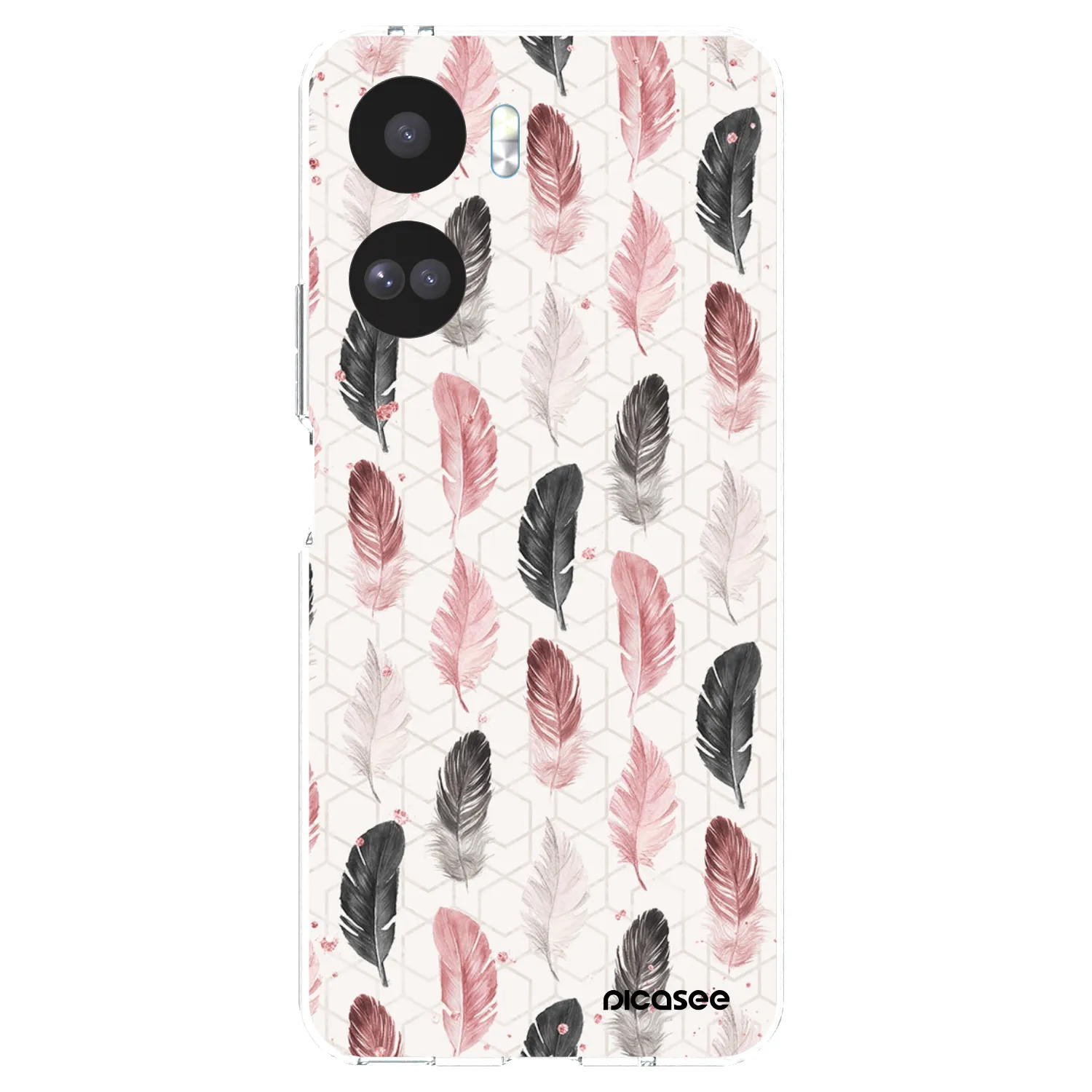 Picasee Honor 90 Lite 5G Hülle - Transparentes Silikon - Feder 2