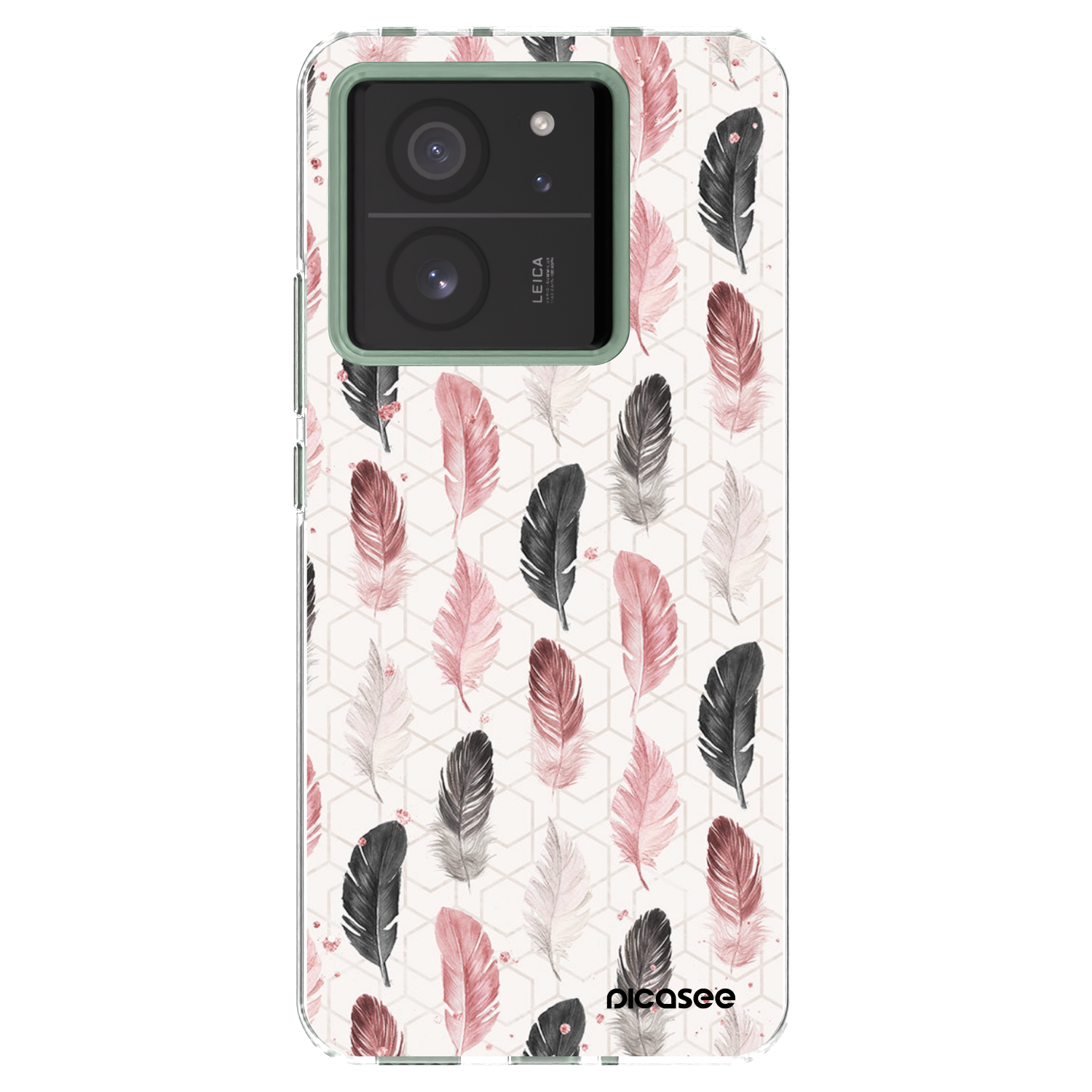 Picasee Xiaomi 13T Pro Hülle - Transparentes Silikon - Feder 2