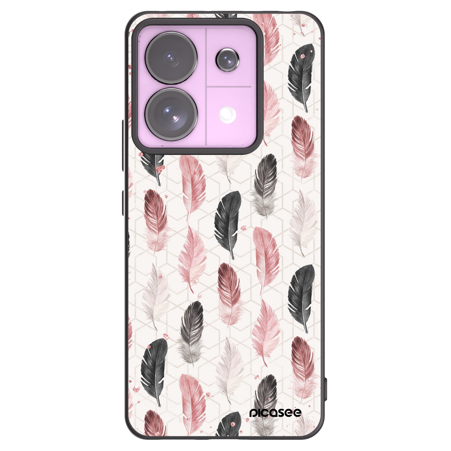 Picasee Xiaomi Redmi Note 13 Pro 5G Hülle - Schwarzes Silikon - Feder 2