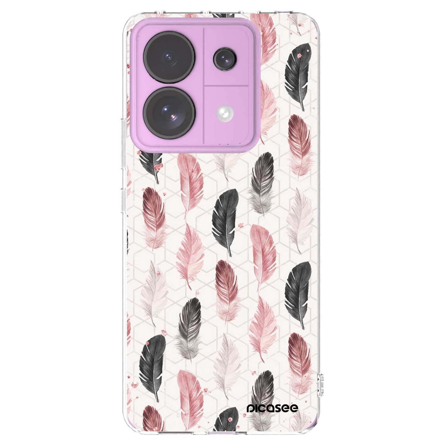 Picasee Xiaomi Redmi Note 13 Pro 5G Hülle - Transparentes Silikon - Feder 2