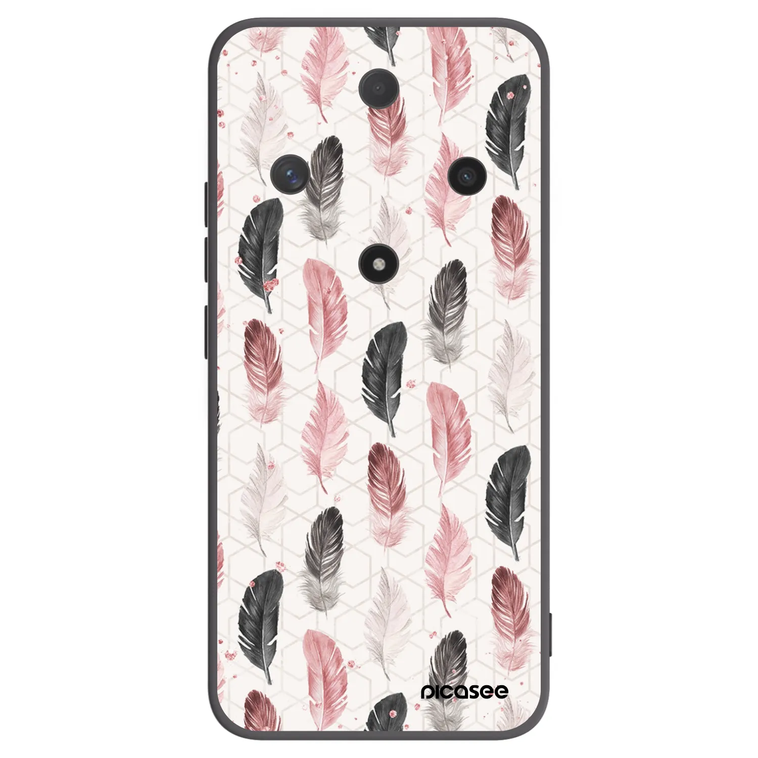 Picasee Honor Magic6 Lite 5G Hülle - Schwarzes Silikon - Feder 2