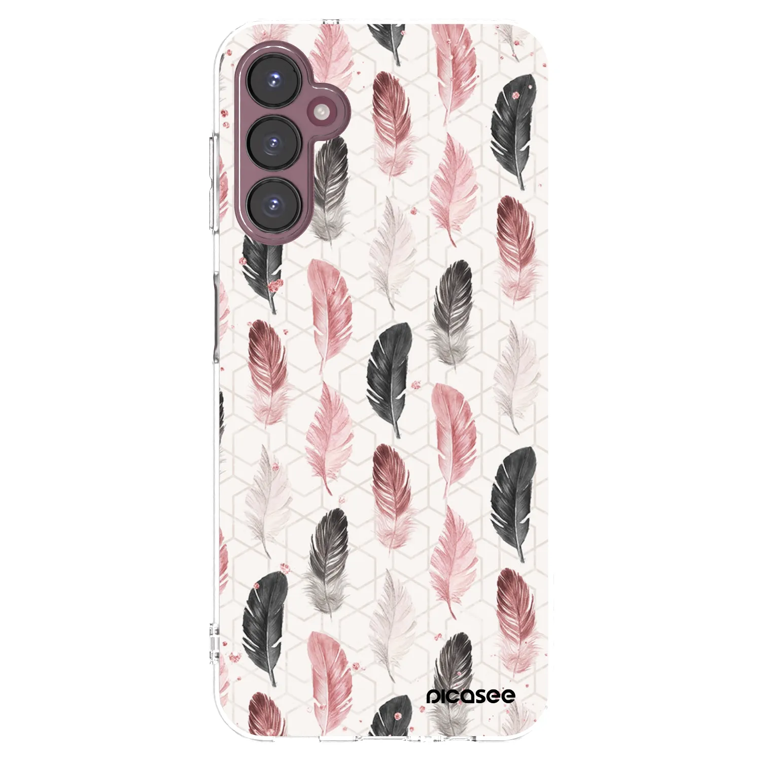 Picasee Samsung Galaxy A05s A057G Hülle - Transparentes Silikon - Feder 2