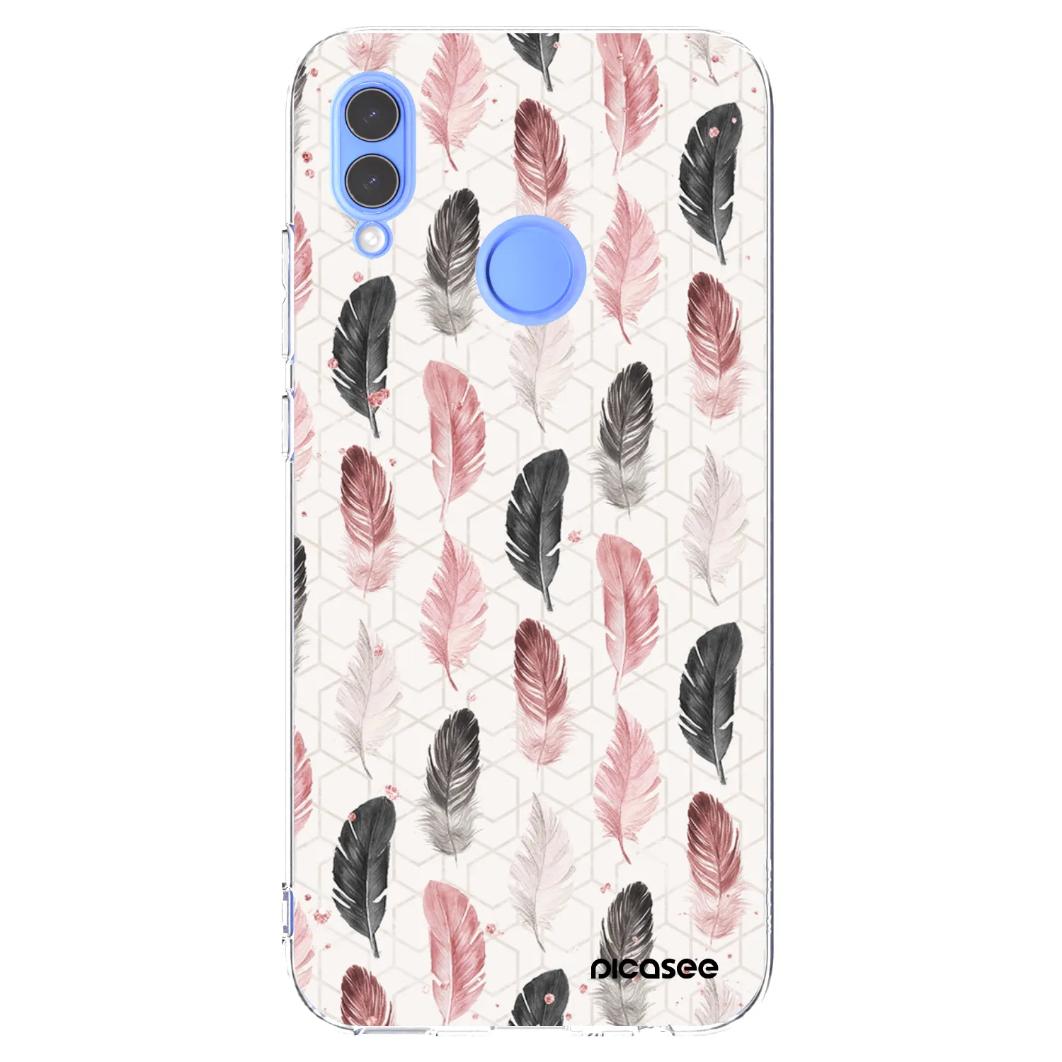 Picasee Huawei P Smart 2019 Hülle - Transparentes Silikon - Feder 2