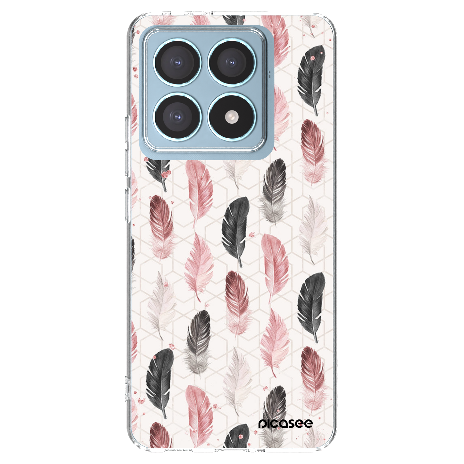 Picasee Xiaomi 14T Pro Hülle - Transparentes Silikon - Feder 2