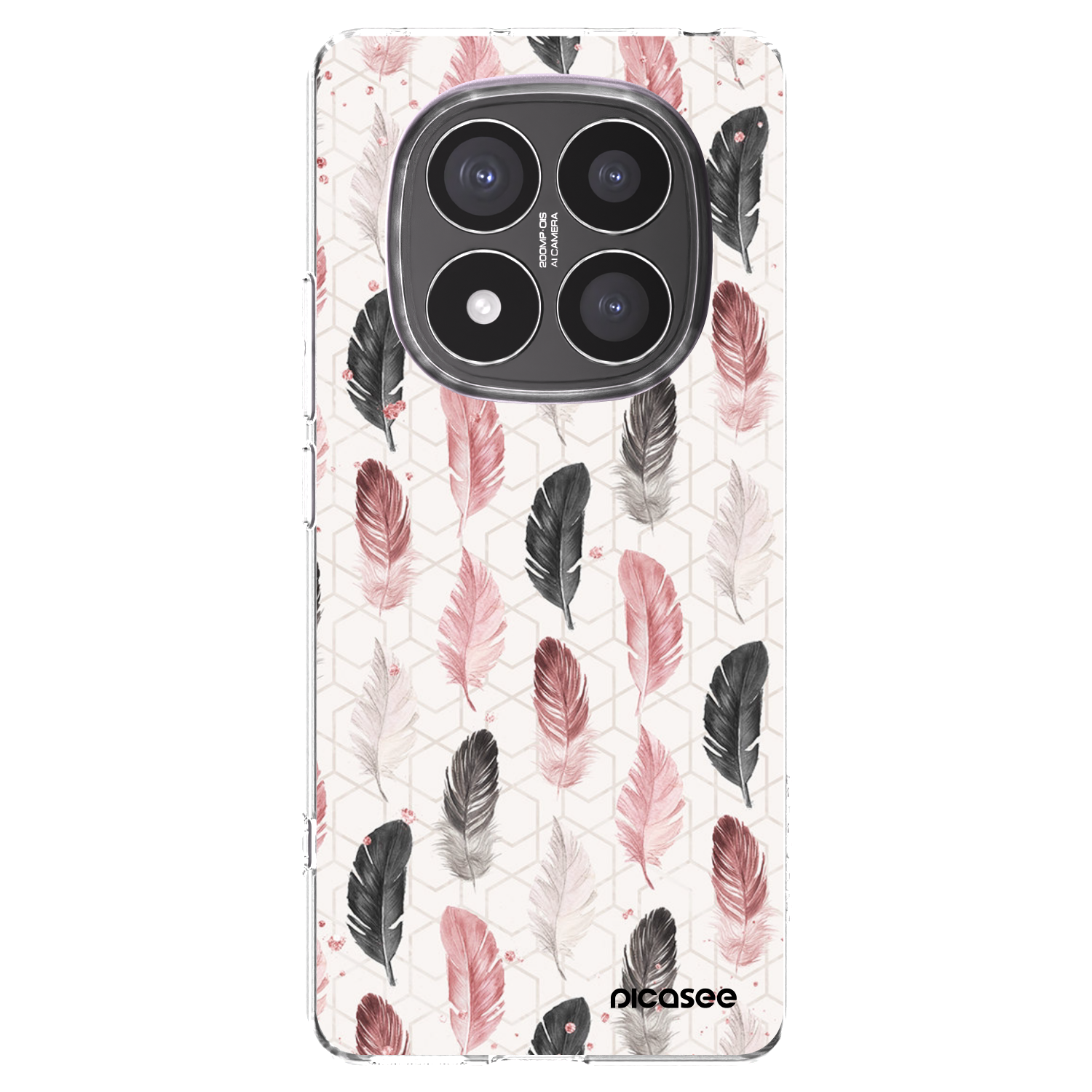 Picasee Xiaomi Redmi Note 14 Pro+ 5G Hülle - Transparentes Silikon - Feder 2
