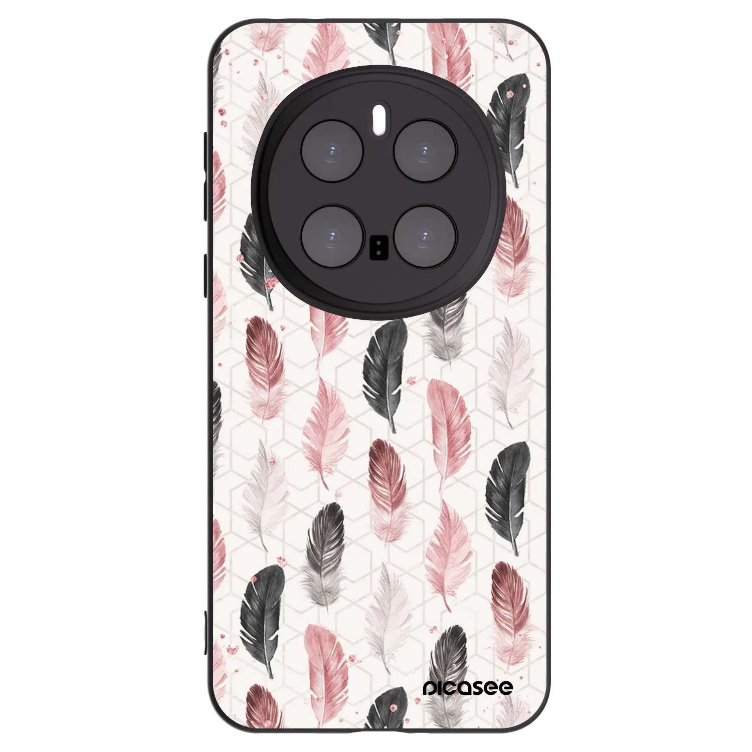 Picasee Honor Magic7 Pro 5G Hülle - Schwarzes Silikon - Feder 2