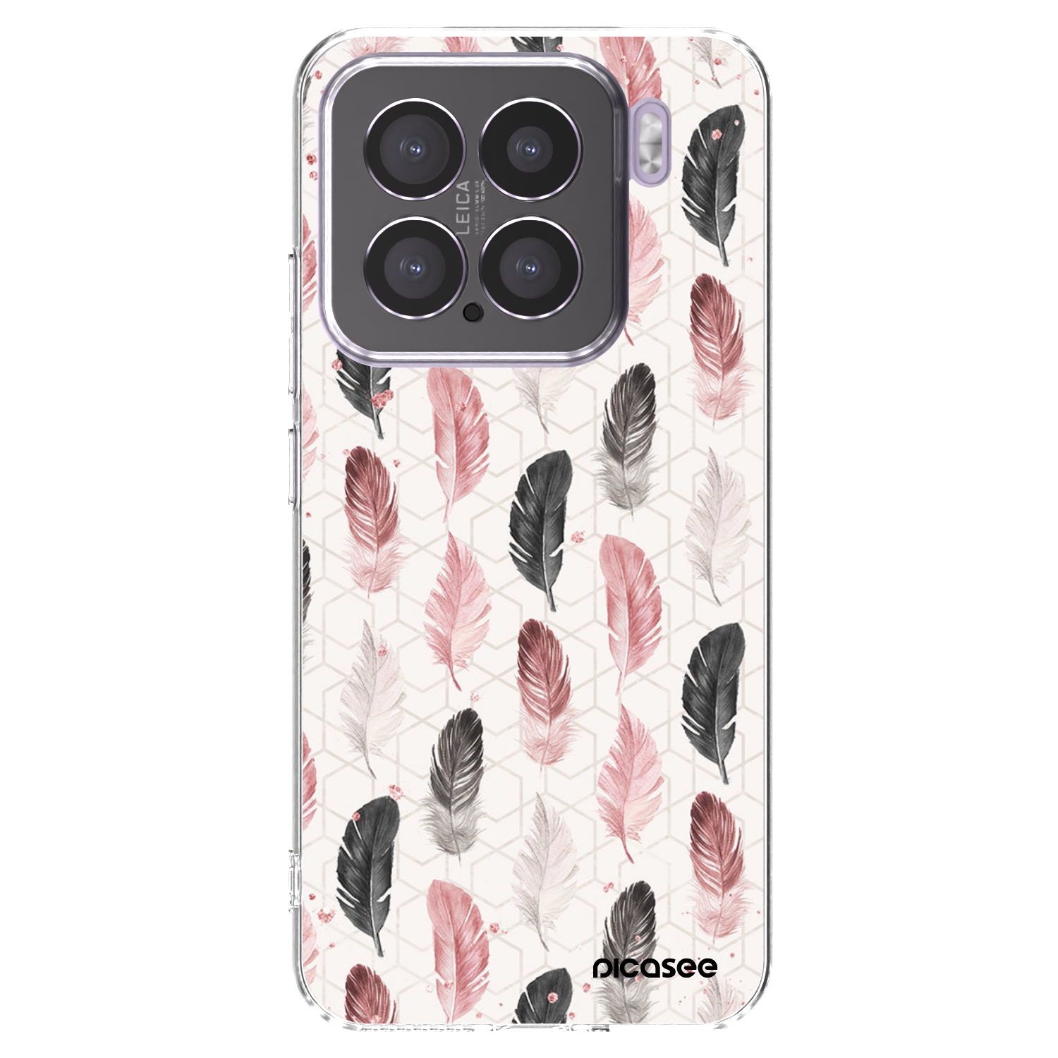 Picasee Xiaomi 15 Hülle - Transparentes Silikon - Feder 2