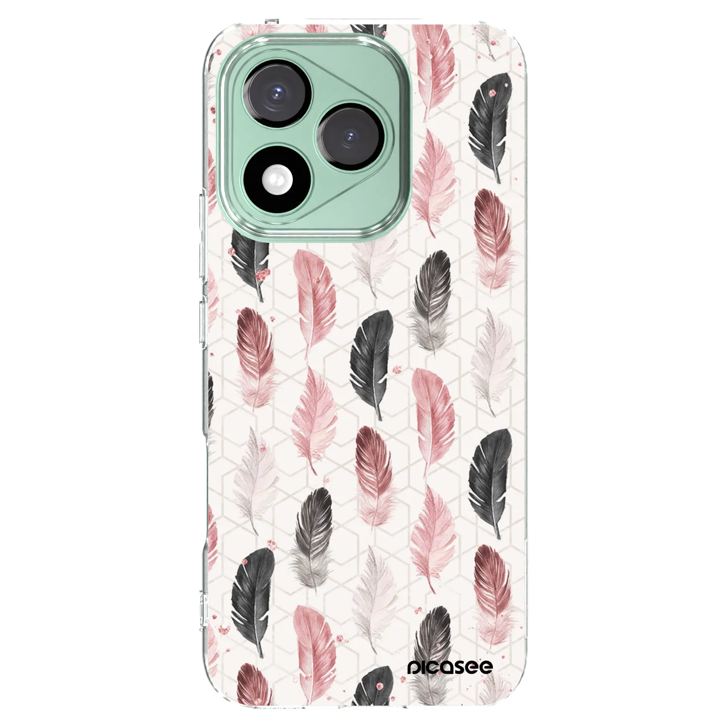 Picasee Honor 400 Lite 5G Hülle - Transparentes Silikon - Feder 2