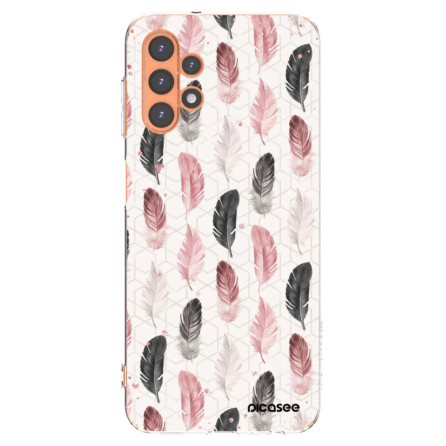 Picasee Samsung Galaxy A13 5G Hülle - Transparentes Silikon - Feder 2