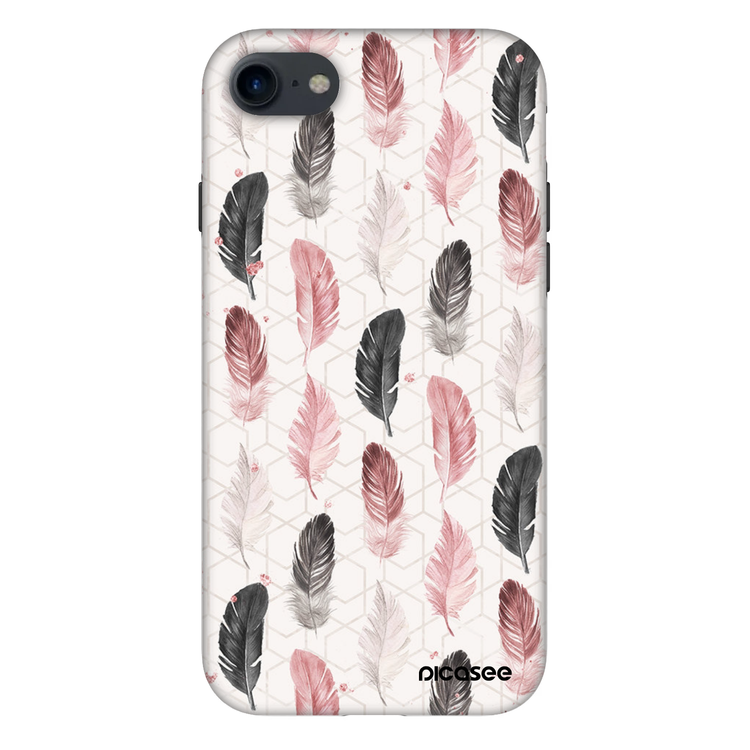 Picasee Fashion Case für Apple iPhone SE 2020 - Feder 2