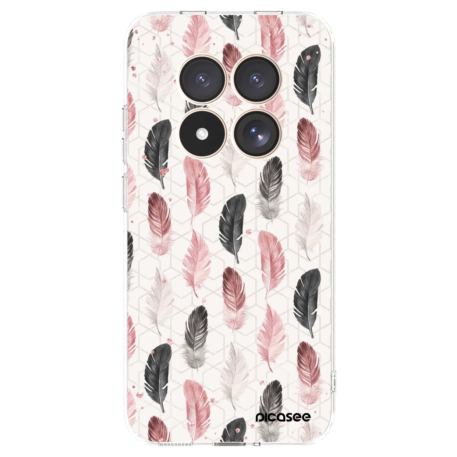 Picasee Xiaomi Redmi Note 15 Pro 4G Hülle - Transparentes Silikon - Feder 2