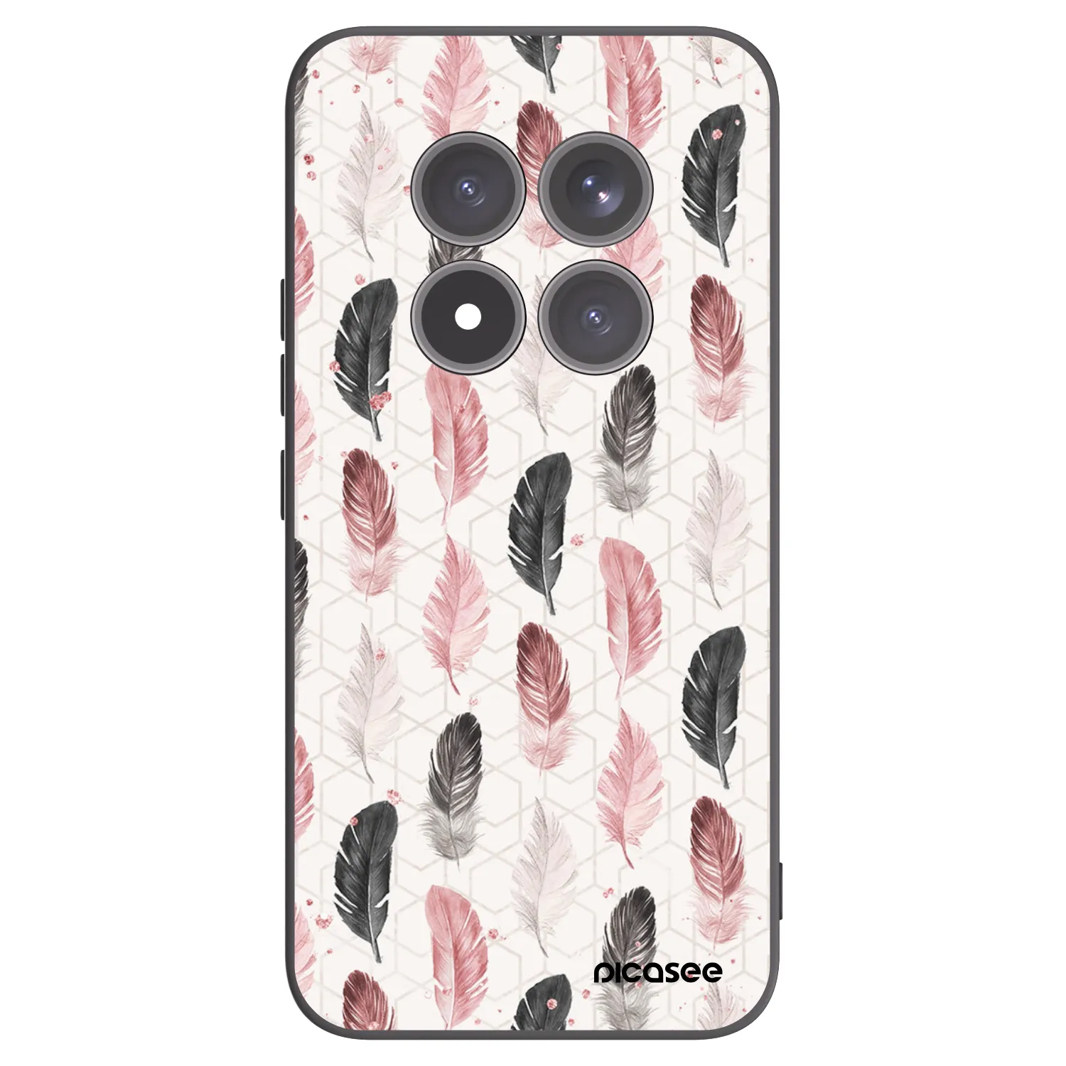 Picasee Xiaomi Redmi Note 15 Pro+ Hülle - Schwarzes Silikon - Feder 2