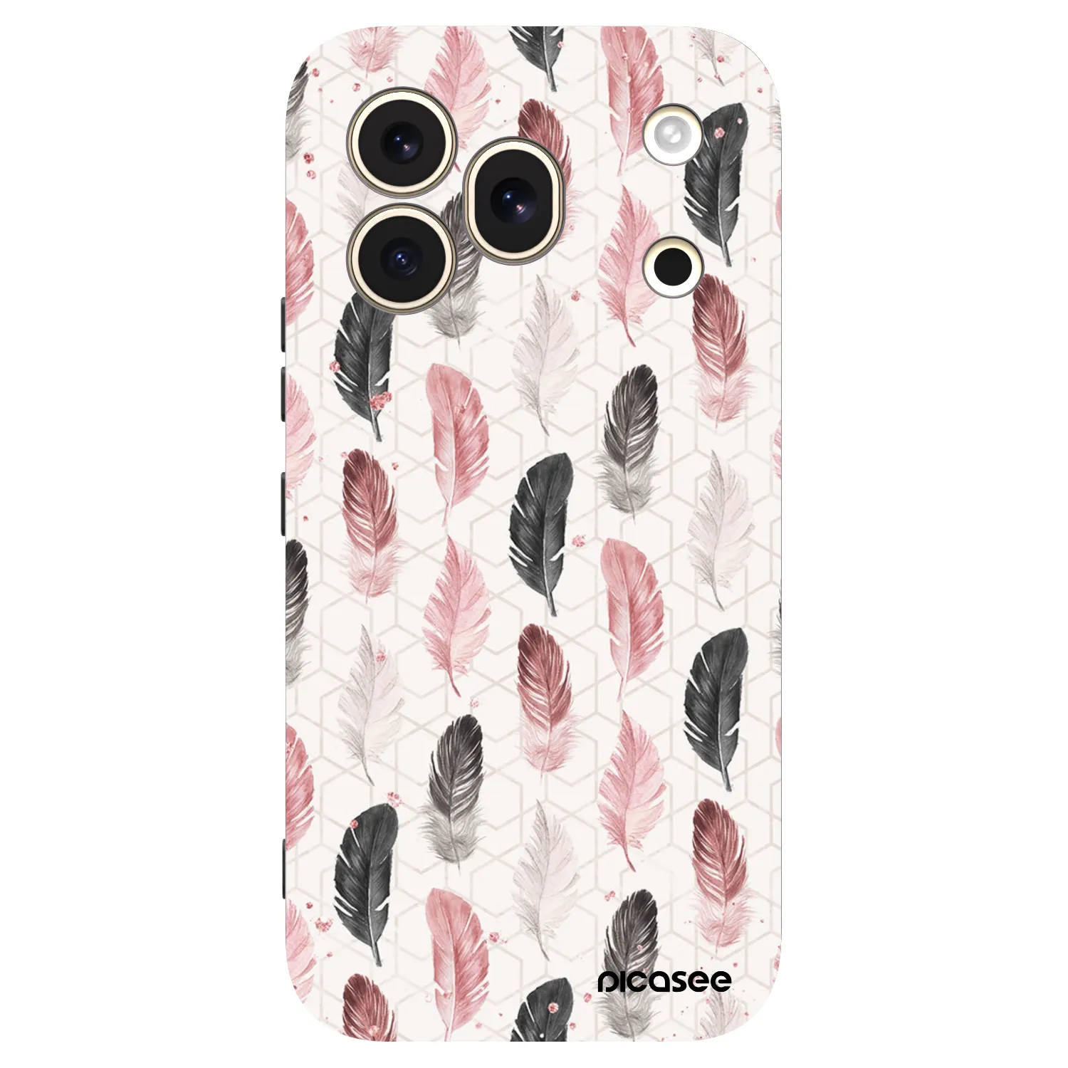 Picasee Honor 600 Pro Hülle - Schwarzes Silikon - Feder 2