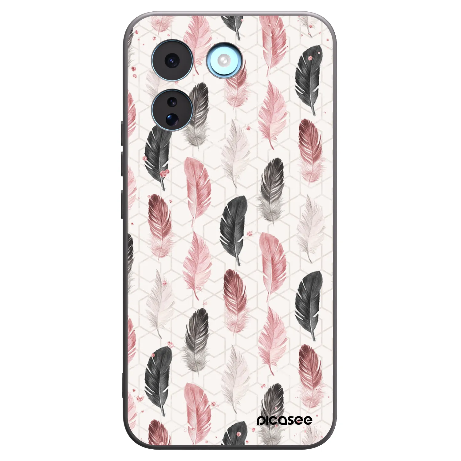 Picasee Xiaomi Redmi Note 17 Pro MAX 5G Hülle - Schwarzes Silikon - Feder 2