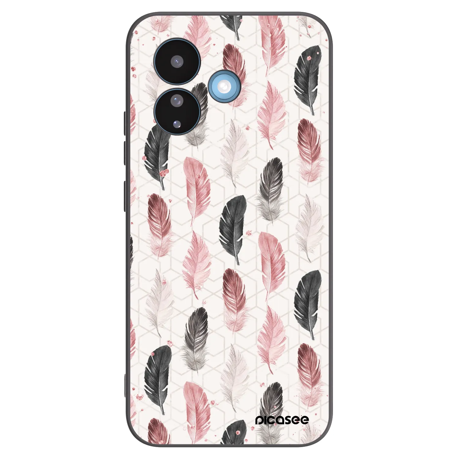 Picasee Xiaomi Redmi Note 17 Pro 5G Hülle - Schwarzes Silikon - Feder 2