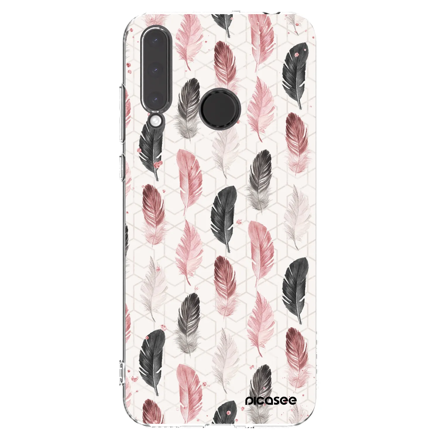 Picasee Honor 20 Lite Hülle - Transparentes Silikon - Feder 2