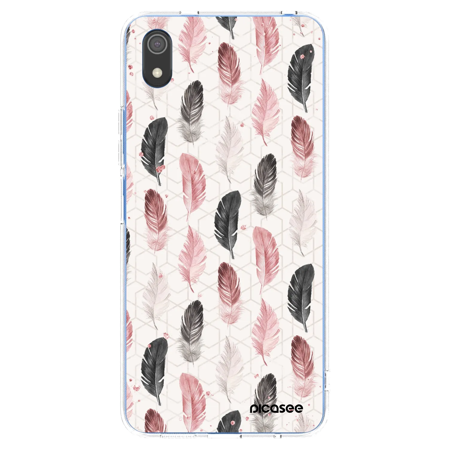 Picasee Xiaomi Redmi 7A Hülle - Transparentes Silikon - Feder 2