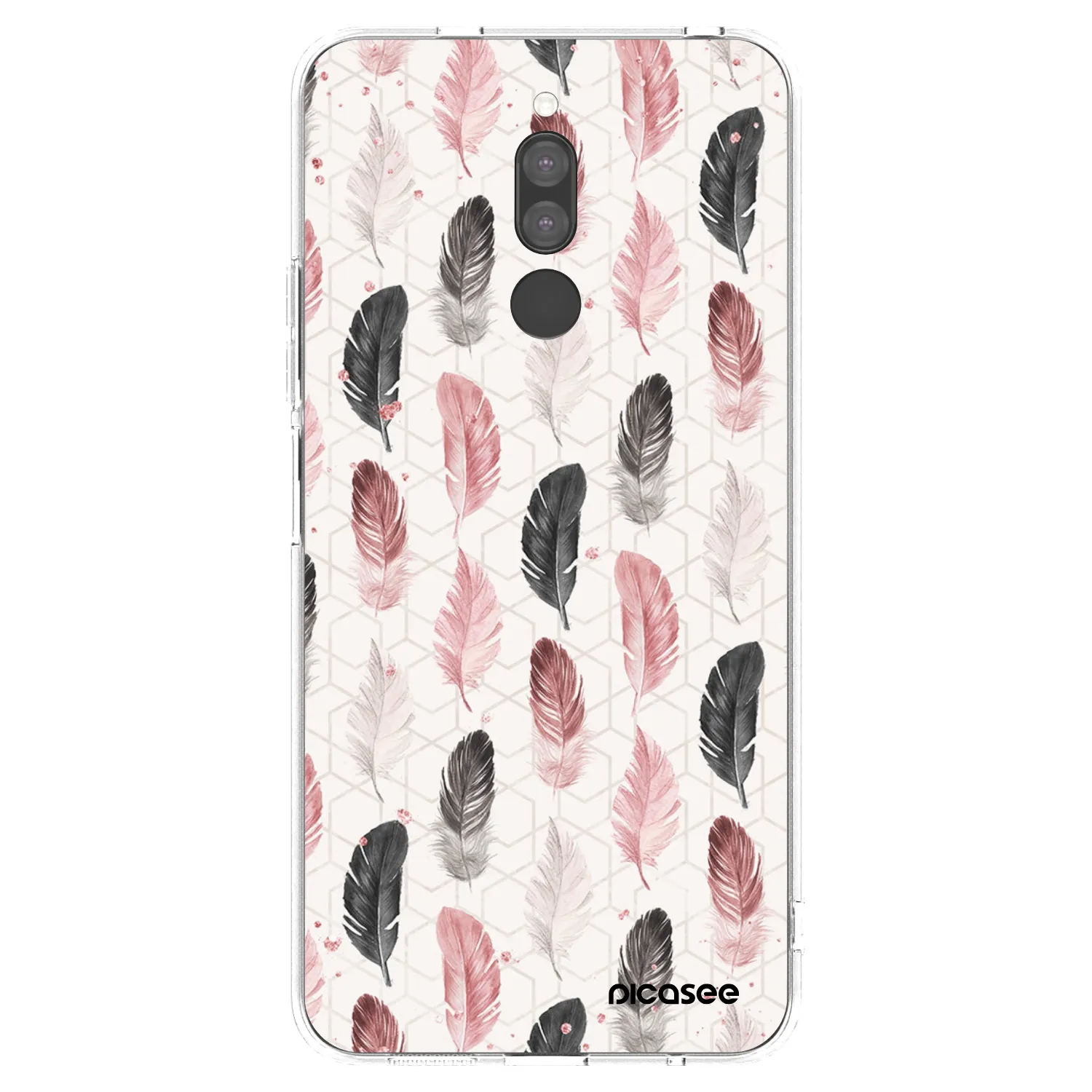 Picasee Xiaomi Redmi 8 Hülle - Transparentes Silikon - Feder 2