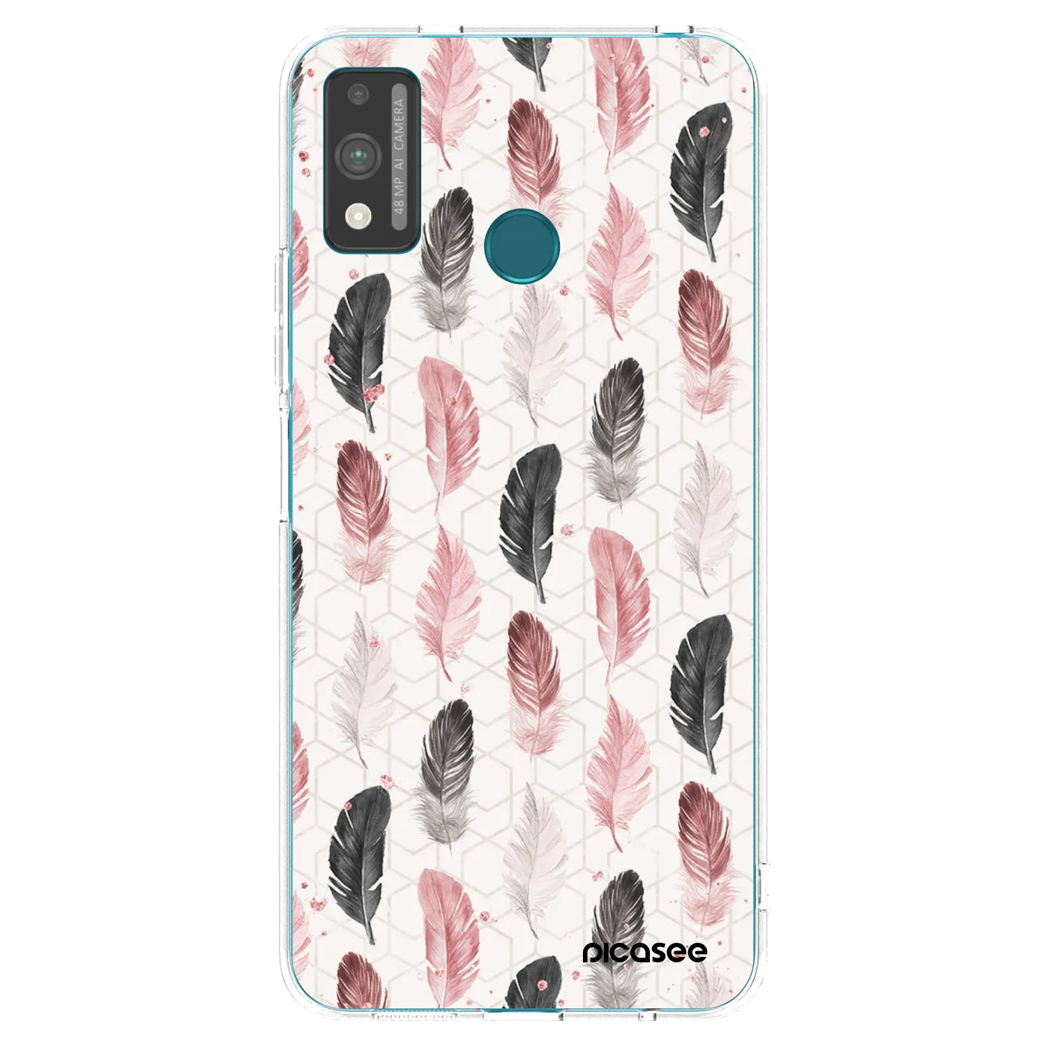 Picasee Honor 9X Lite Hülle - Transparentes Silikon - Feder 2