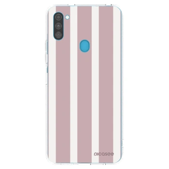 Picasee Samsung Galaxy M11 Hülle - Transparentes Silikon - Velvet sun