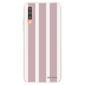 Picasee Samsung Galaxy A70 A705F Hülle - Transparentes Silikon - Velvet sun