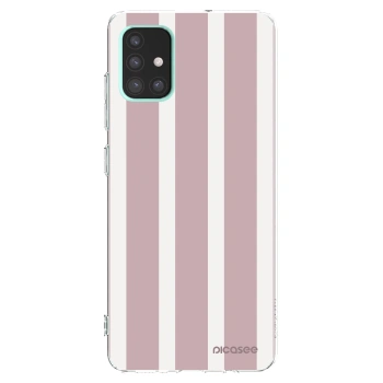 Picasee Samsung Galaxy A51 A515F Hülle - Transparentes Silikon - Velvet sun