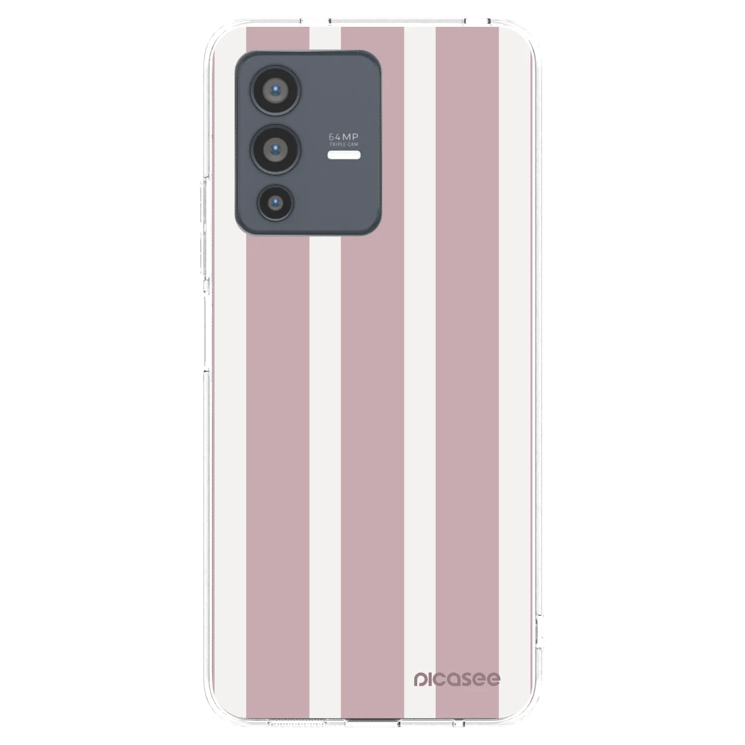 Picasee Vivo V23 5G Hülle - Transparentes Silikon - Velvet sun