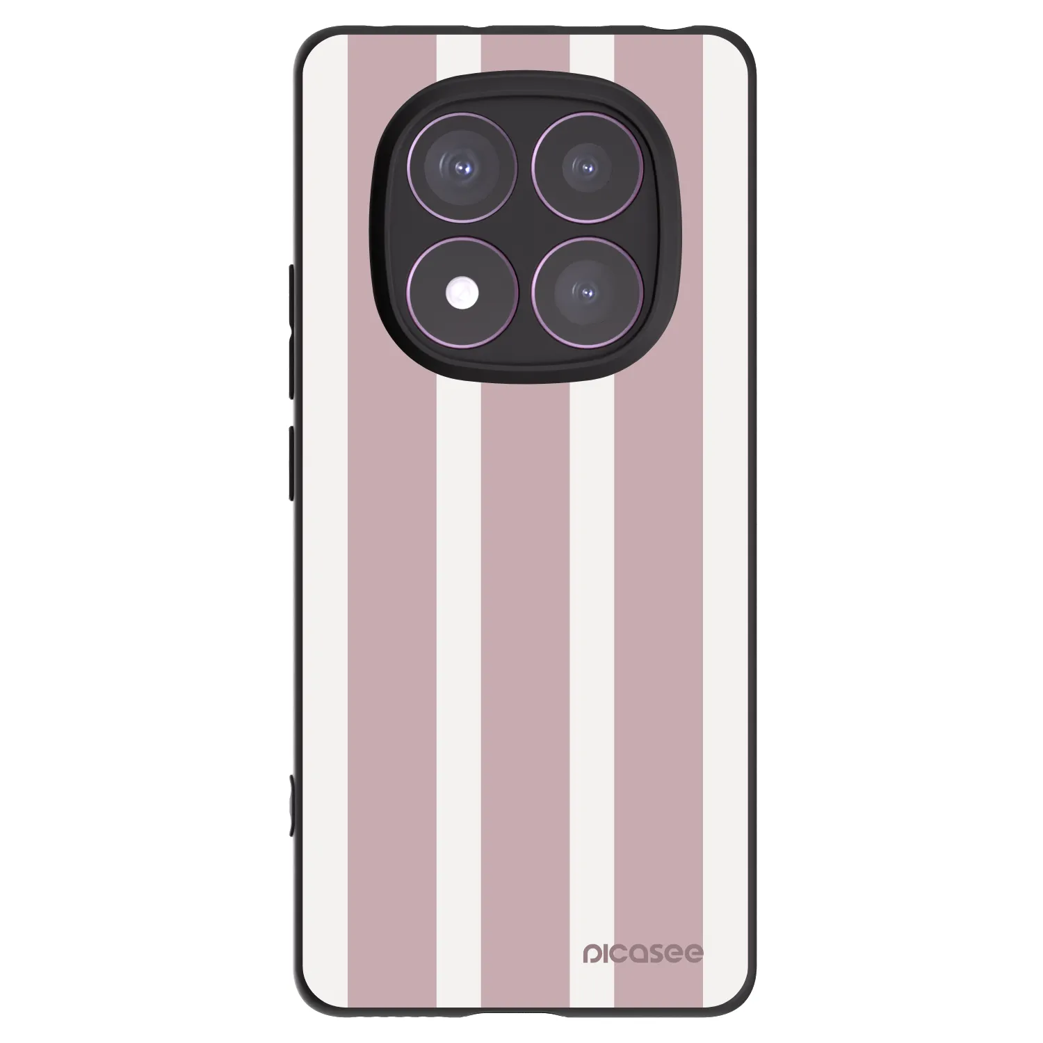 Picasee Xiaomi Redmi Note 14 Pro 4G Hülle - Schwarzes Silikon - Velvet sun