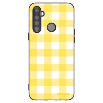 Picasee Realme 6i Hülle - Schwarzes Silikon - Gride lemon