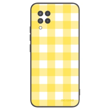 Picasee Samsung Galaxy A42 A426B Hülle - Schwarzes Silikon - Gride lemon