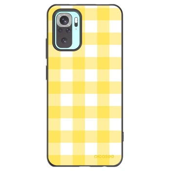 Picasee Xiaomi Redmi Note 10 Pro Hülle - Schwarzes Silikon - Gride lemon