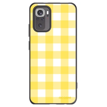 Picasee Xiaomi Redmi Note 10S Hülle - Schwarzes Silikon - Gride lemon