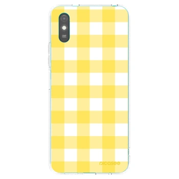 Picasee Xiaomi Redmi 9AT Hülle - Transparentes Silikon - Gride lemon