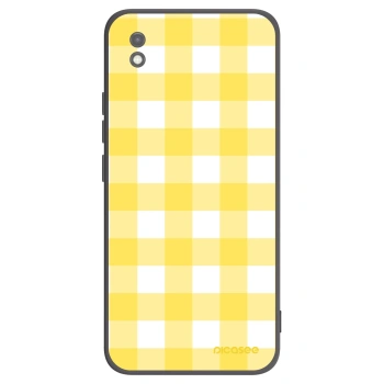 Picasee Xiaomi Redmi 9AT Hülle - Schwarzes Silikon - Gride lemon
