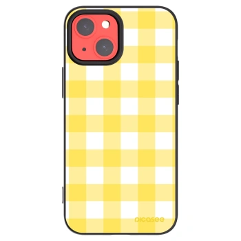 Picasee Apple iPhone 13 mini Hülle - Schwarzes Silikon - Gride lemon