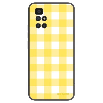 Picasee Xiaomi Redmi 10 Hülle - Schwarzes Silikon - Gride lemon