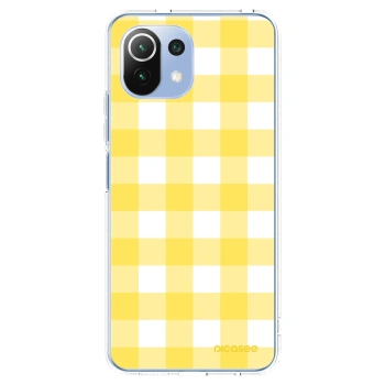 Picasee Xiaomi 11 Lite 5G NE Hülle - Transparentes Silikon - Gride lemon