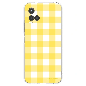 Picasee Vivo Y33s Hülle - Transparentes Silikon - Gride lemon