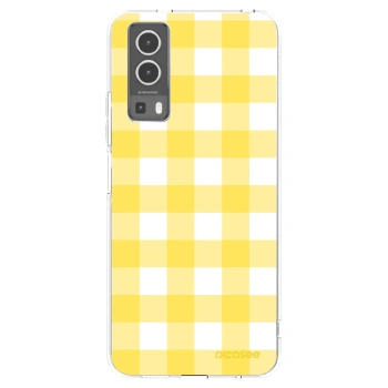 Picasee Vivo Y72 5G Hülle - Transparentes Silikon - Gride lemon