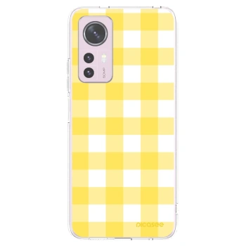 Picasee Xiaomi 12 Hülle - Transparentes Silikon - Gride lemon