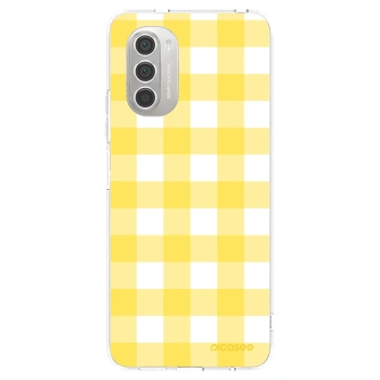 Picasee Motorola Moto G51 Hülle - Transparentes Silikon - Gride lemon